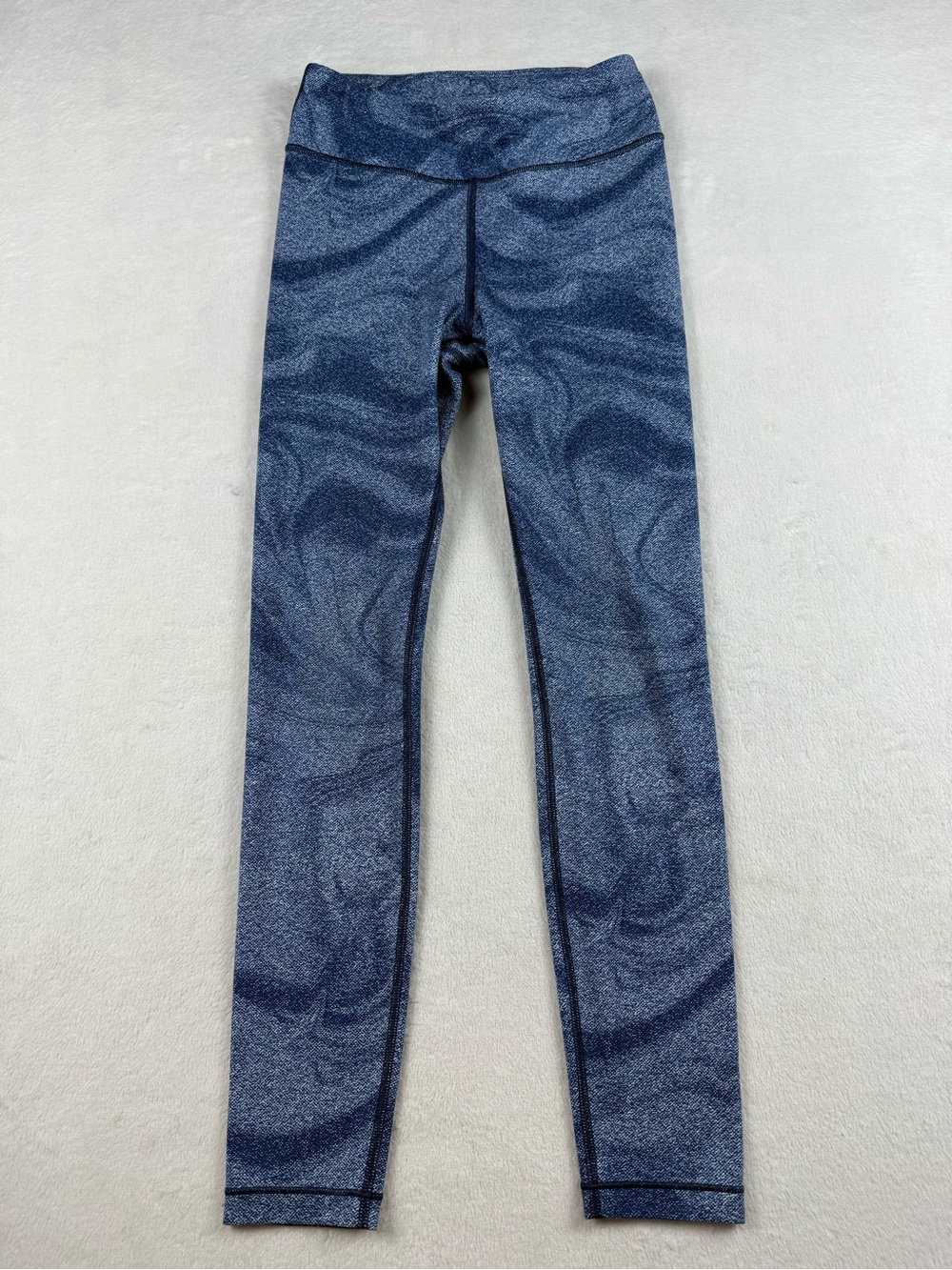 Athleta Girl Leggings Kids Blue Active Leggings Girls size Medium 8-10